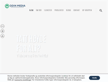 Tablet Screenshot of odinmedia.no